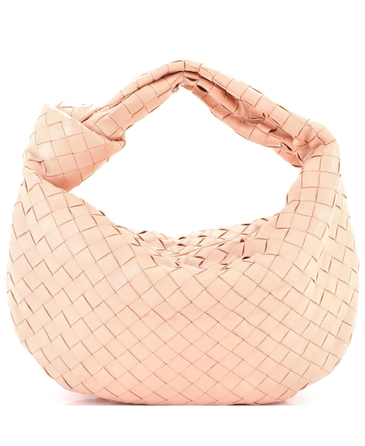 Pre-Owned Teen Bv Jodie Hobo Intrecciato Nappa