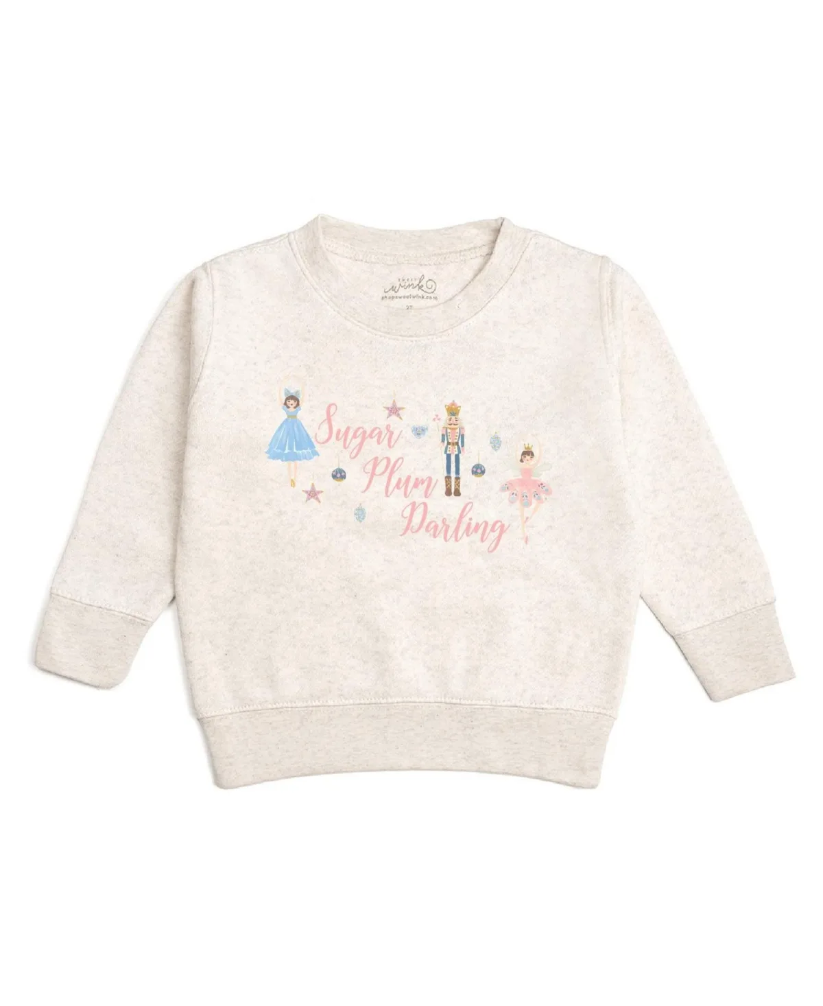 Sugar Plum Darling Crewneck Long-Sleeve Sweatshirt by Sweet Wink