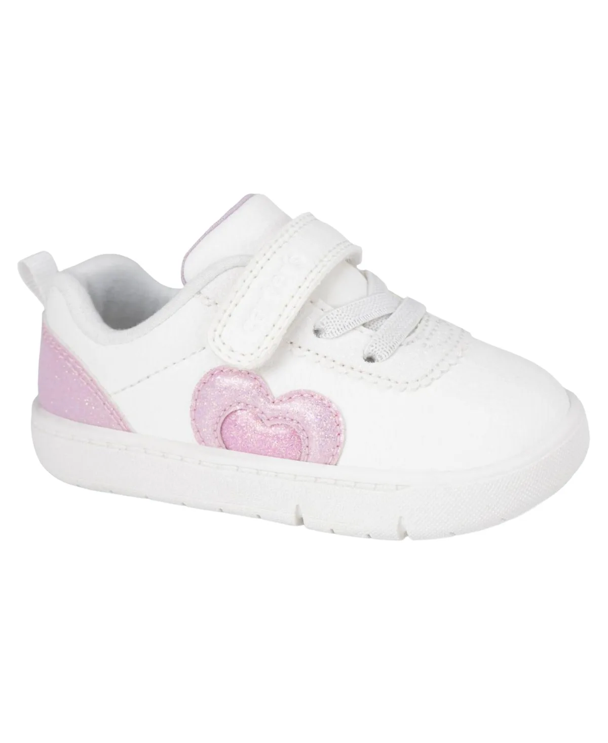 Every Step Pon Glitter-Heart Slip-On Sneakers by Carter's
