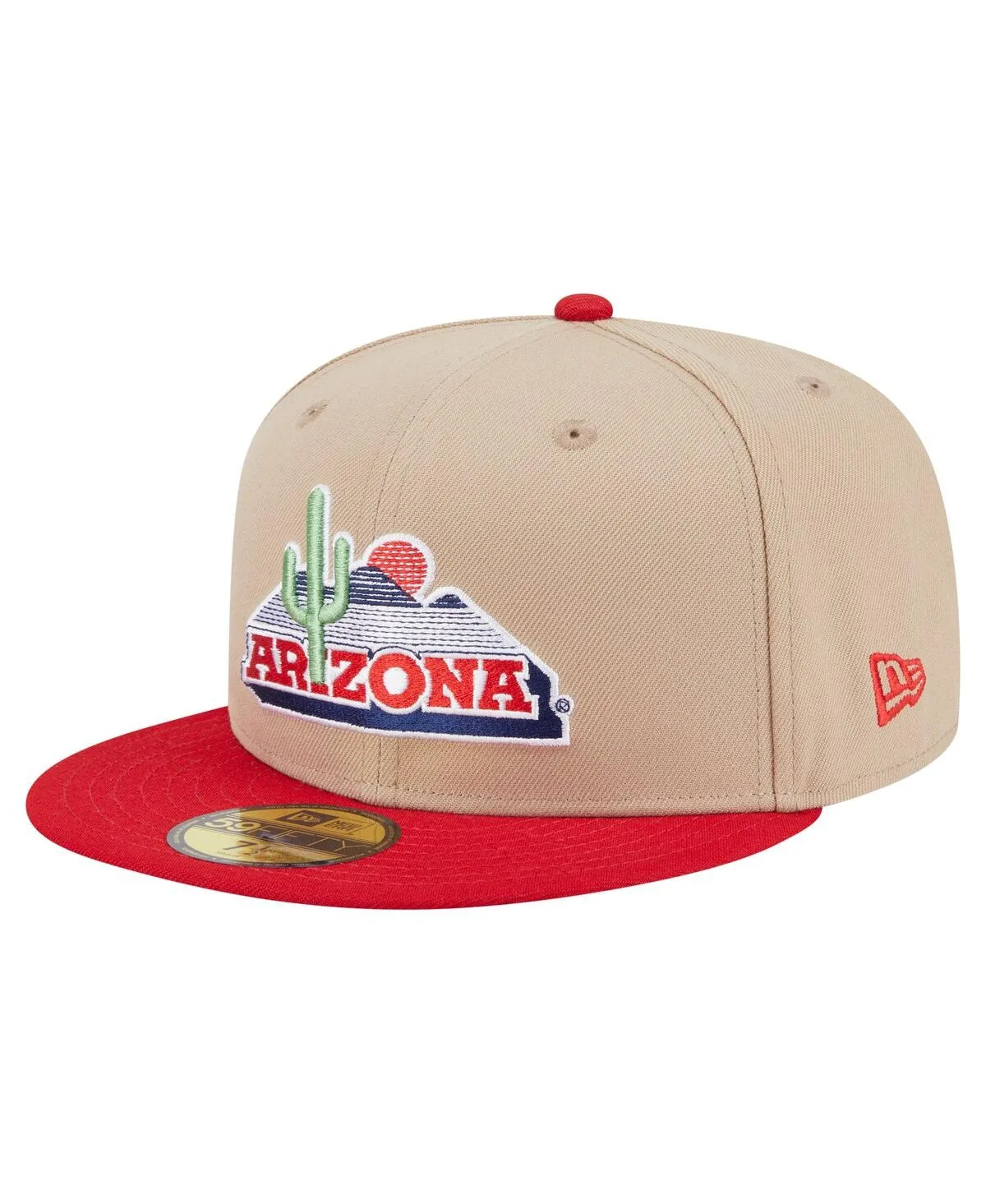 Arizona Wildcats Throwback Two-Tone 59FIFTY Fitted Hat by New Era
