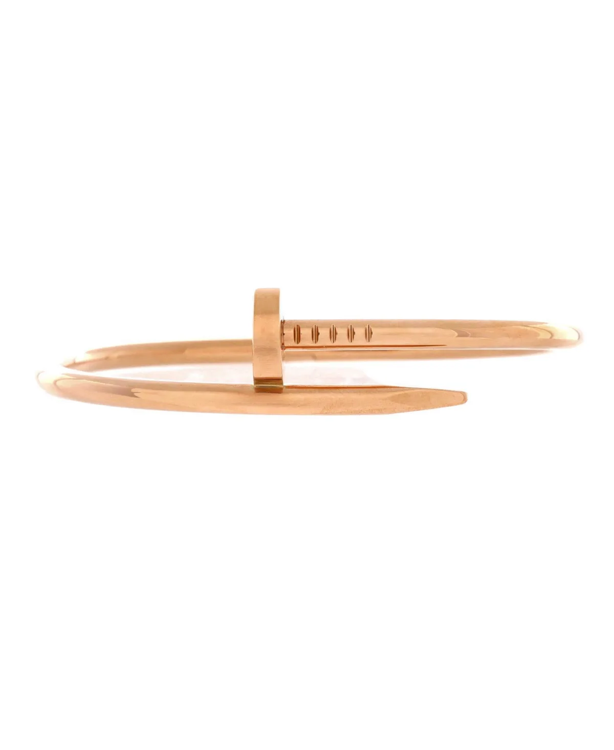 Pre-Owned Cartier Juste Un Clou Bangle Bracelet in 18K Rose Gold