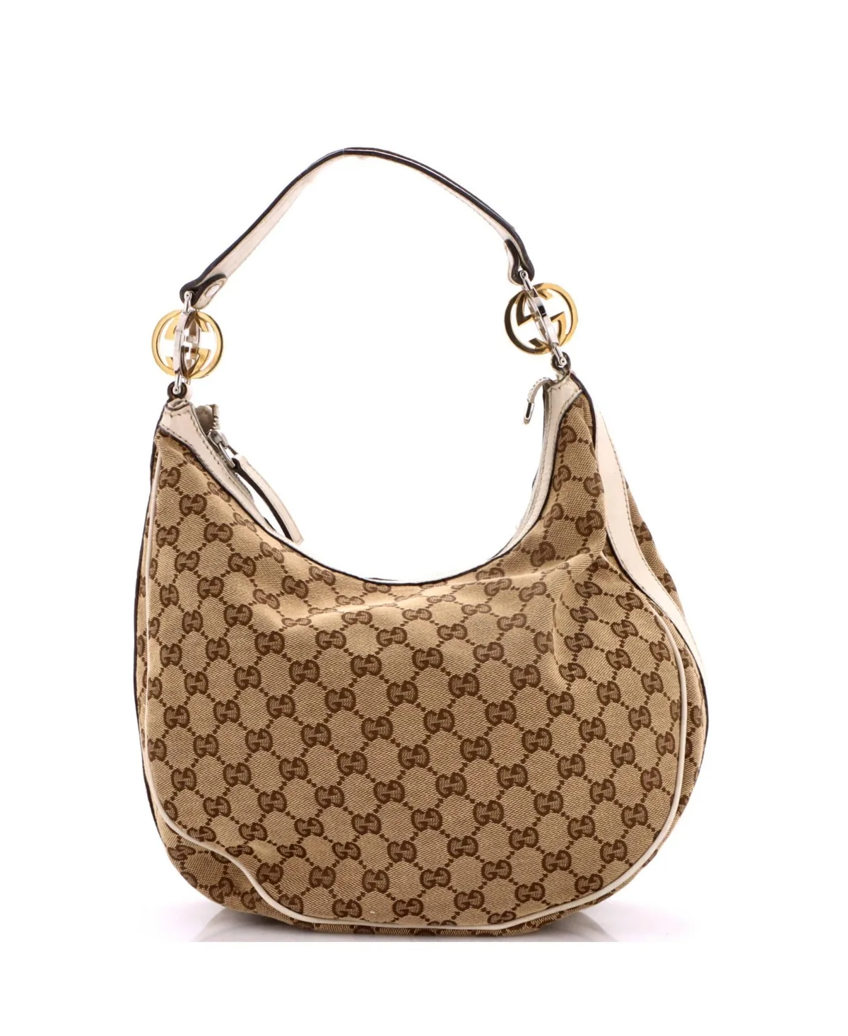 Pre-Owned Gucci Medium Twins Hobo Gg Canvas by Gucci