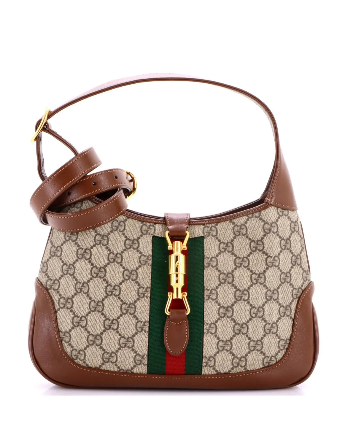 Pre-Owned Gucci Small Canvas Jackie 1961 Hobo