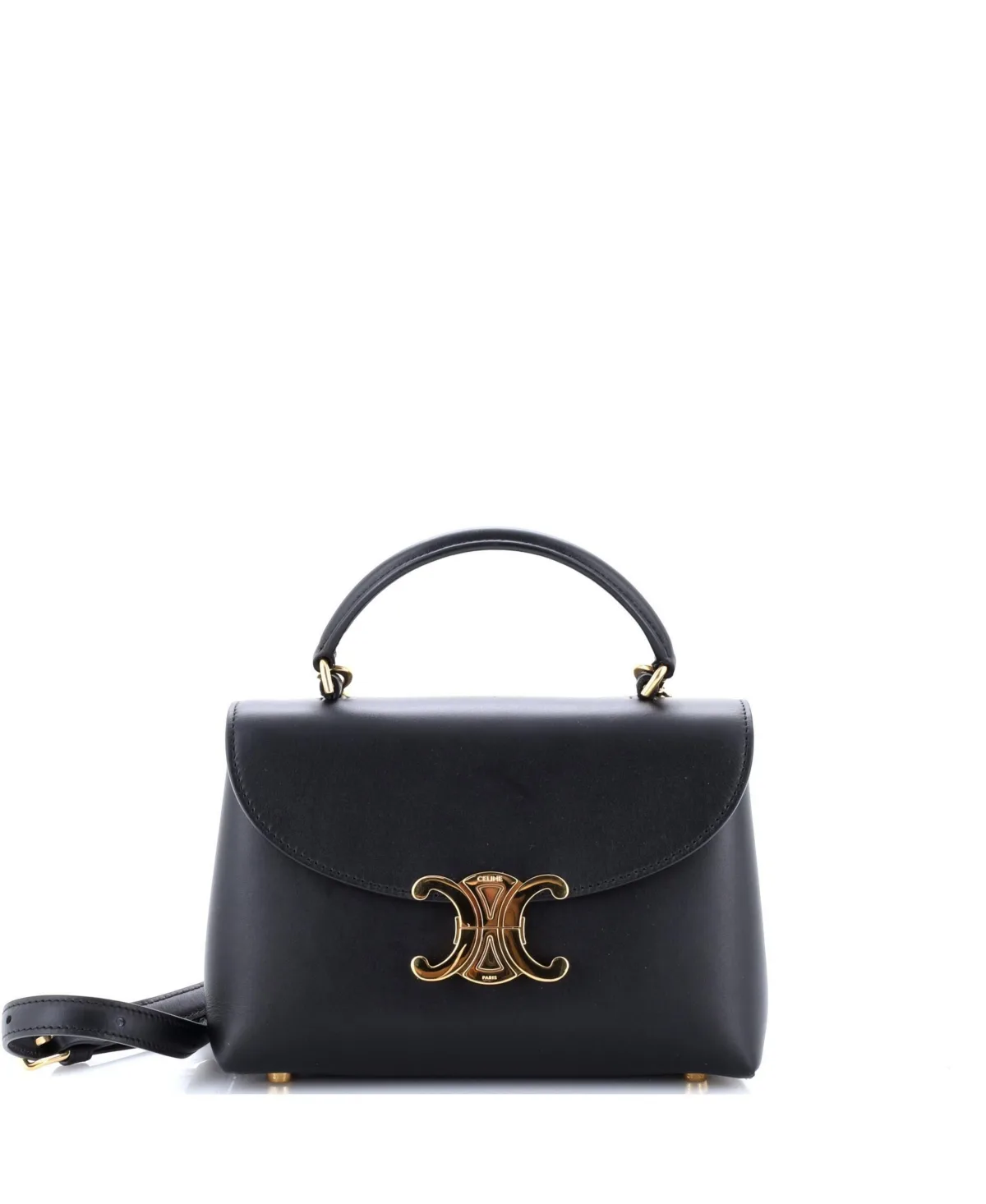 Pre-Owned Celine Teen Nino Top Handle Bag Leather by Celine