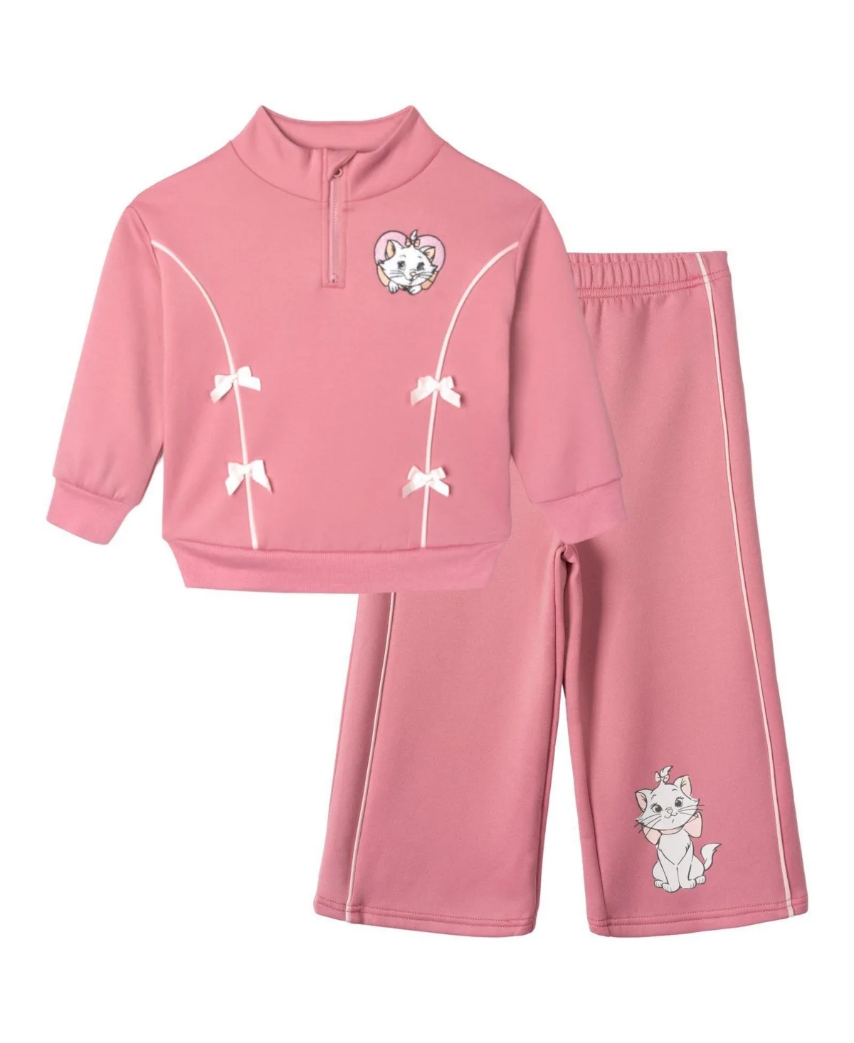 Marie 2-Piece Quarter-Zip Sweatshirt and Pants Set by The Aristocats