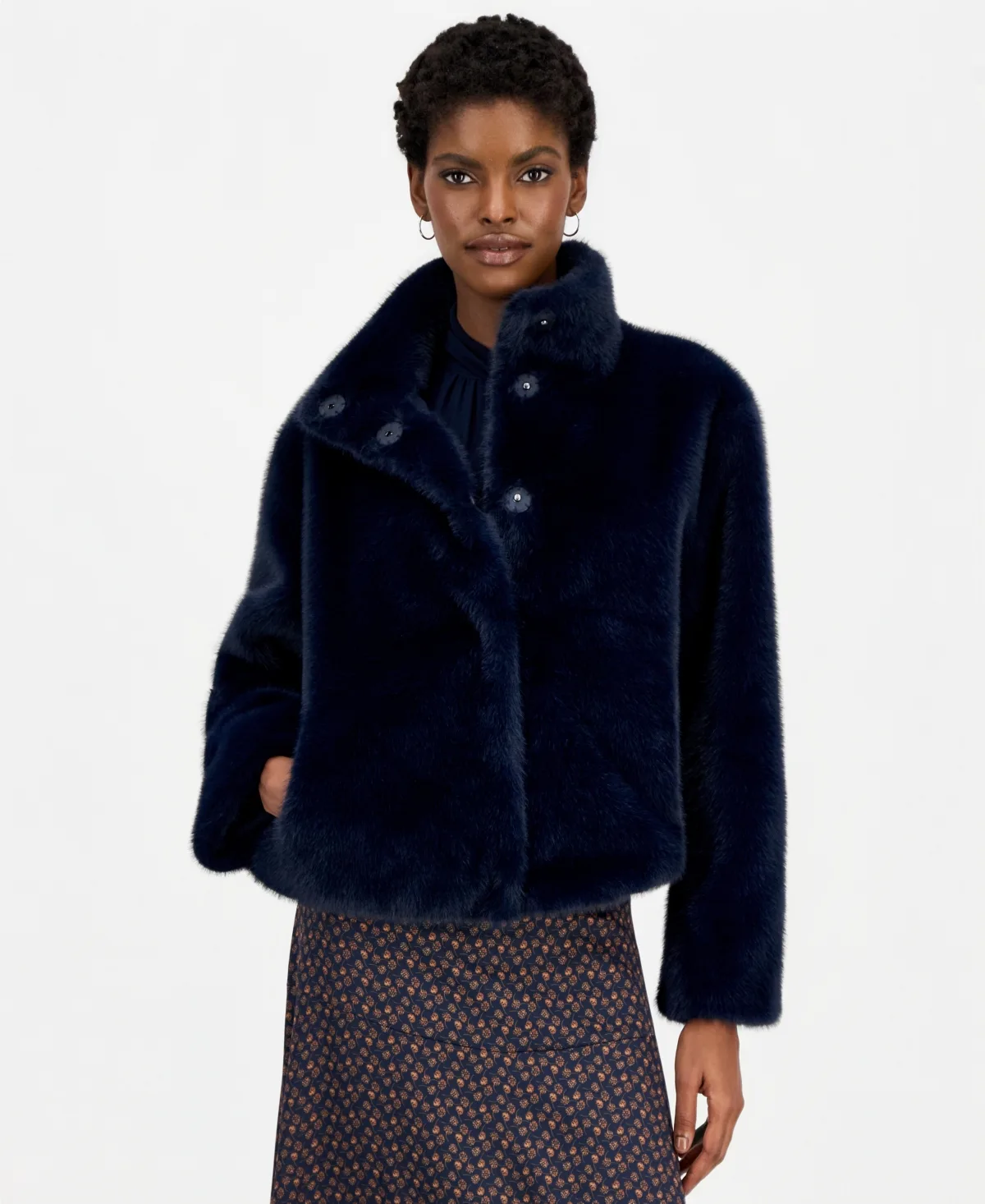Victoria Teddy Animal-Print Faux-Fur Coat by Kobi Halperin