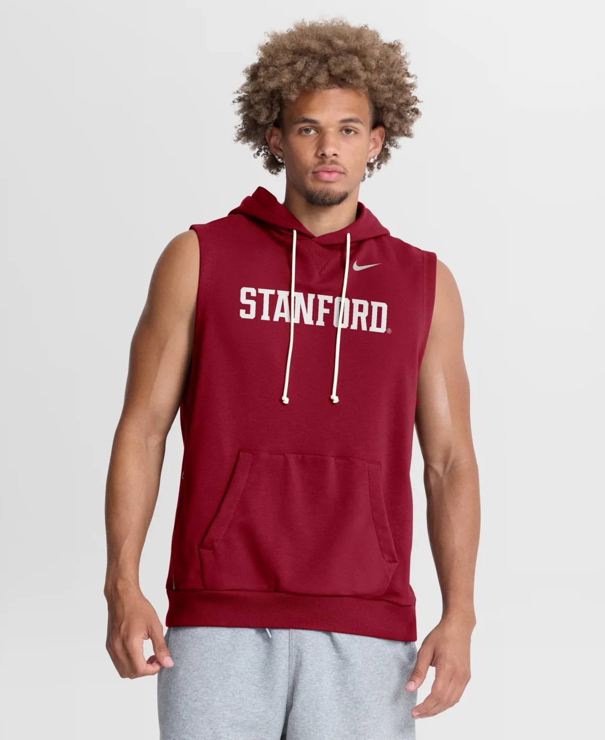 Stanford Cardinal 2026 Sideline Sleeveless Dri-Fit Hoodie