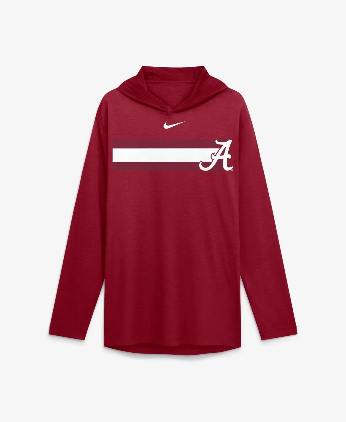 Alabama Crimson Tide Primetime Pattern Tri-Blend Dri-Fit Long Sleeve Hooded T-Shirt by Nike