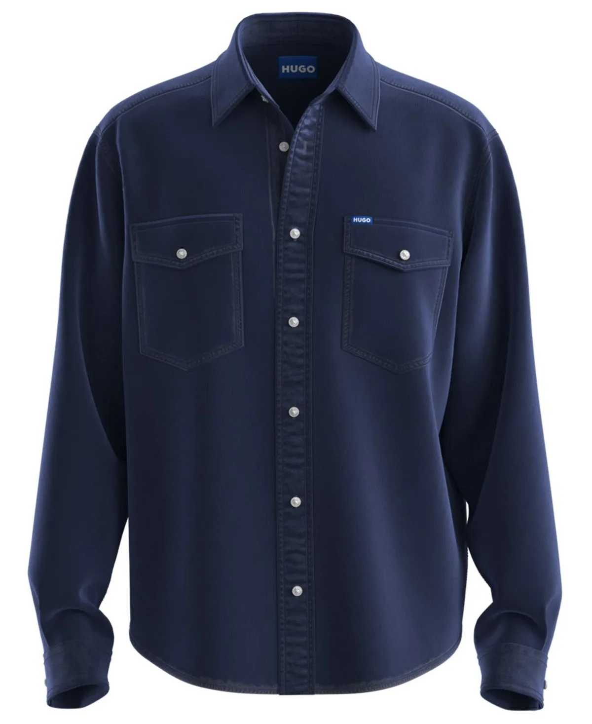 Ebino Corduroy Long-Sleeve Shirt by Hugo Boss