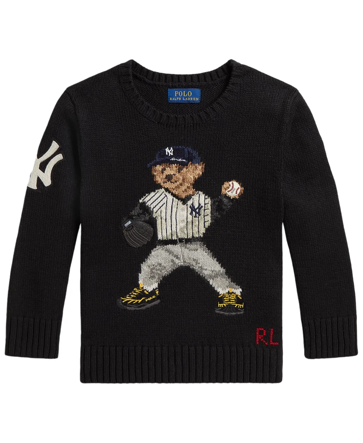 New York Yankees Bear Graphic Sweater by Polo Ralph Lauren