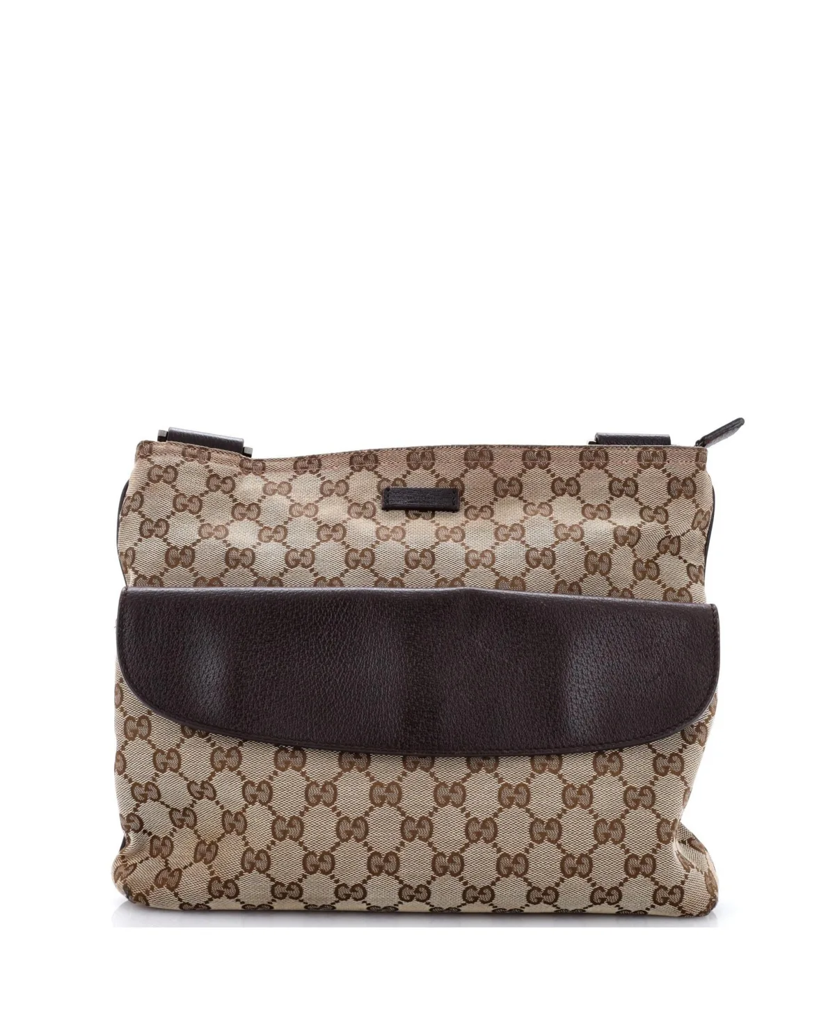 Pre-Owned Gucci Medium Front Pocket Messenger Bag Gg Canvas by Gucci