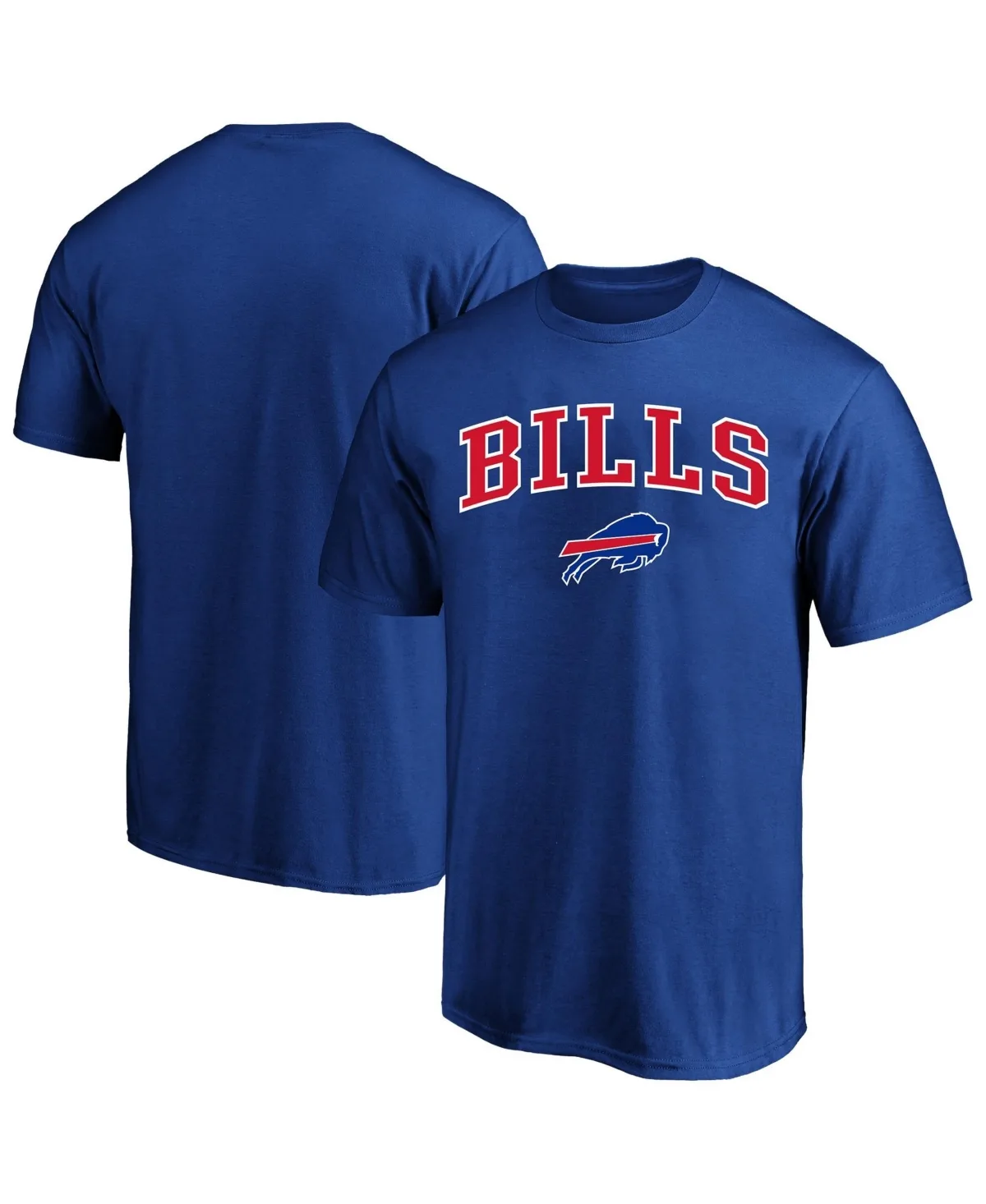 Buffalo Bills Classic Fit Crewneck Screen Print T-Shirt by Fanatics