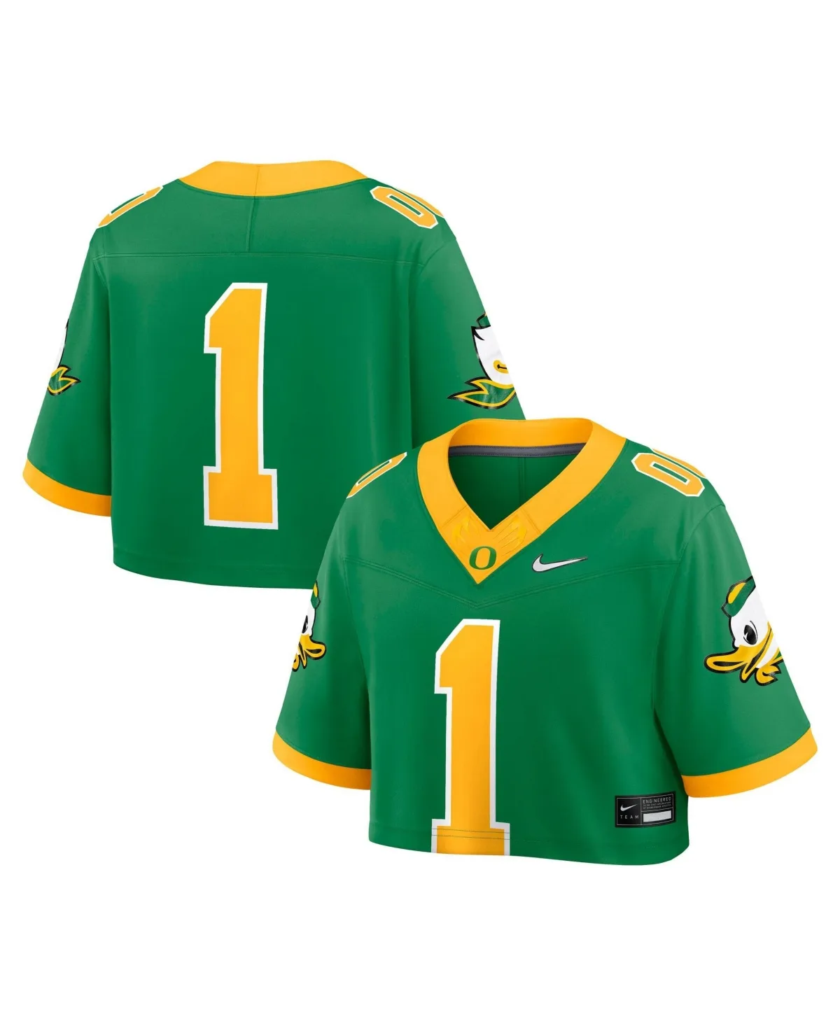 Oregon Ducks Game Crop Top Jersey by Nike