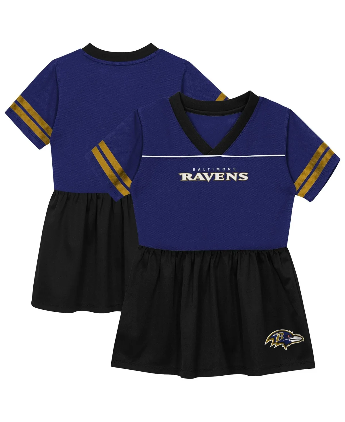 Baltimore Ravens Stadium Lights V-Neck Fit & Flare Dress by Outerstuff