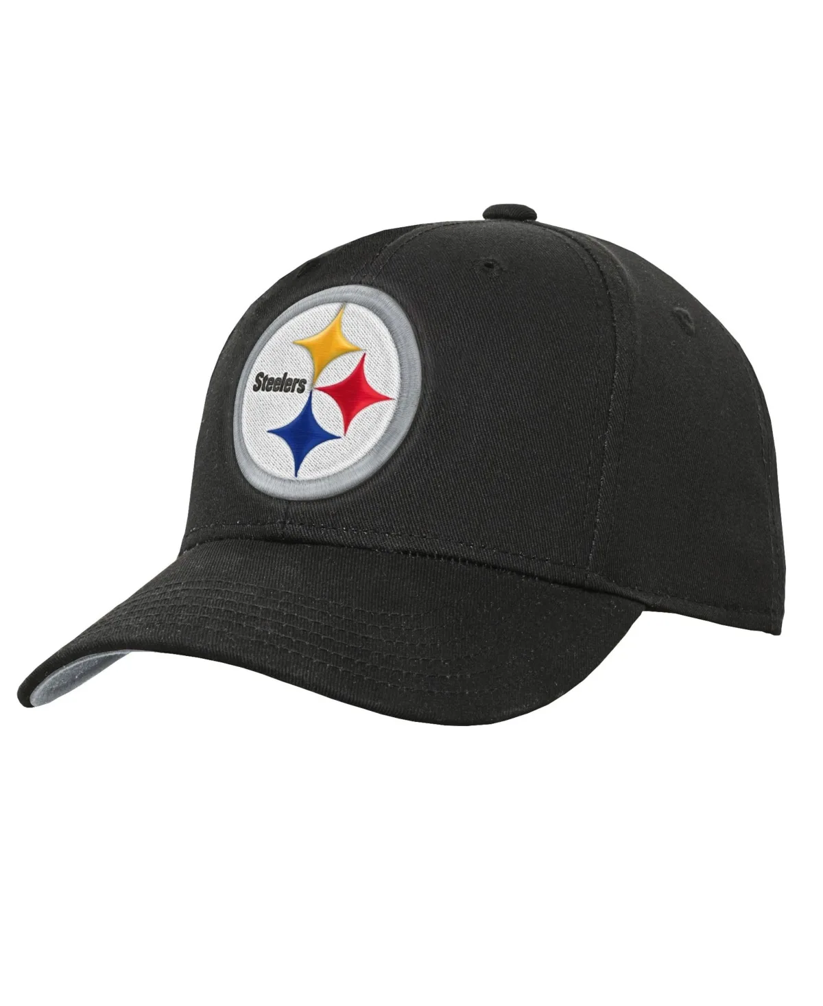 Pittsburgh Steelers Pre-Curved Snapback Baseball Cap by Outerstuff