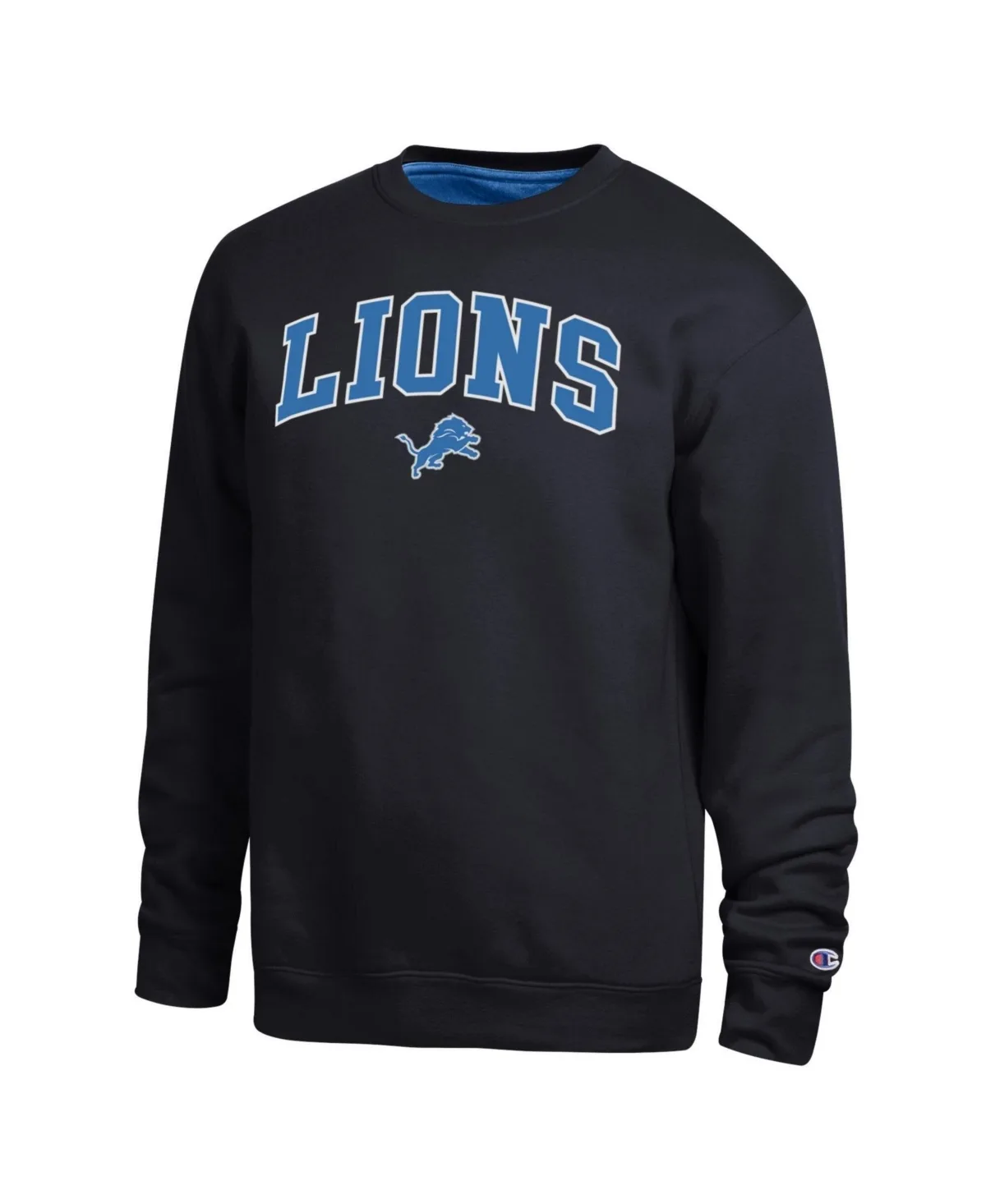 Detroit Lions Contrast Lined Sweatshirt by Champion