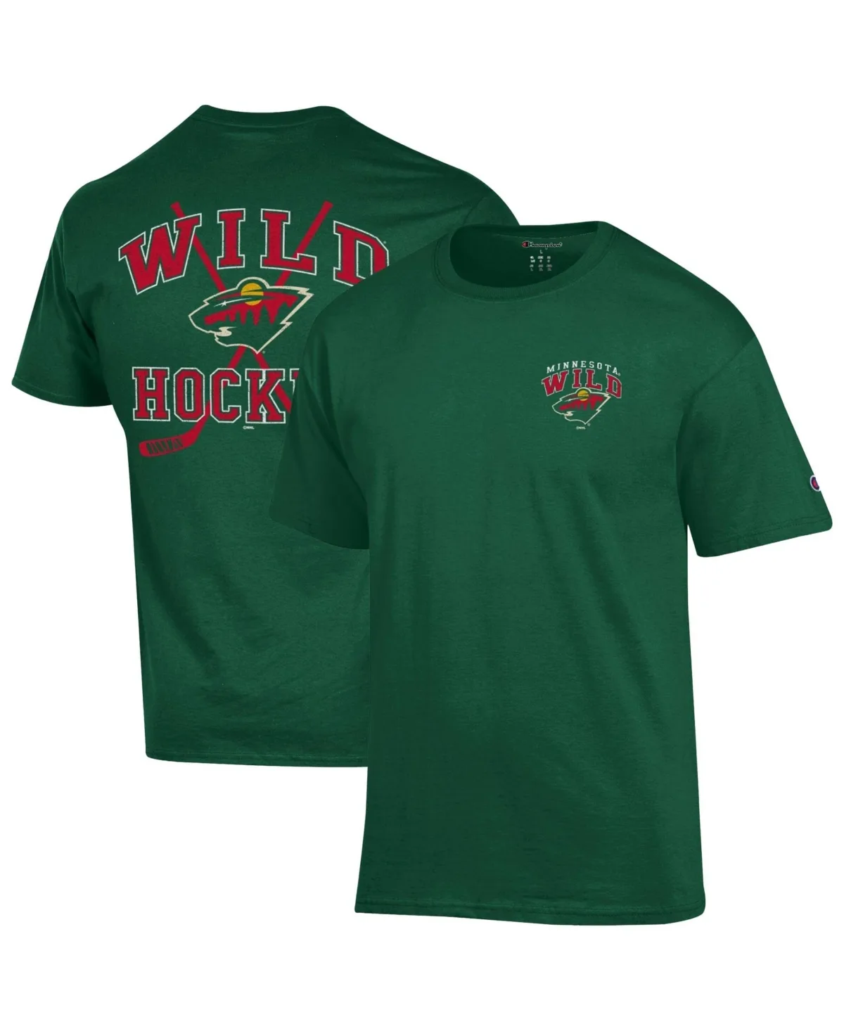 Minnesota Wild Stick with It Jersey Oversized-Graphic T-Shirt by Champion