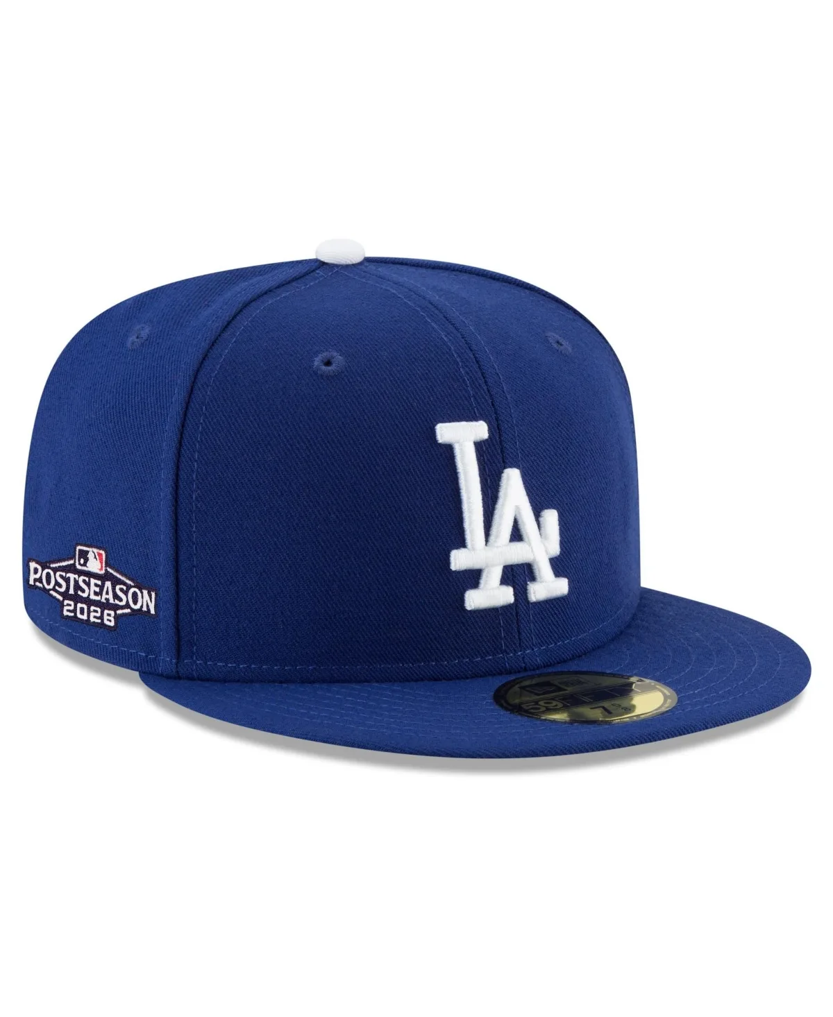 Los Angeles Dodgers 2026 MLB Postseason Side Patch 59FIFTY Fitted Hat by New Era