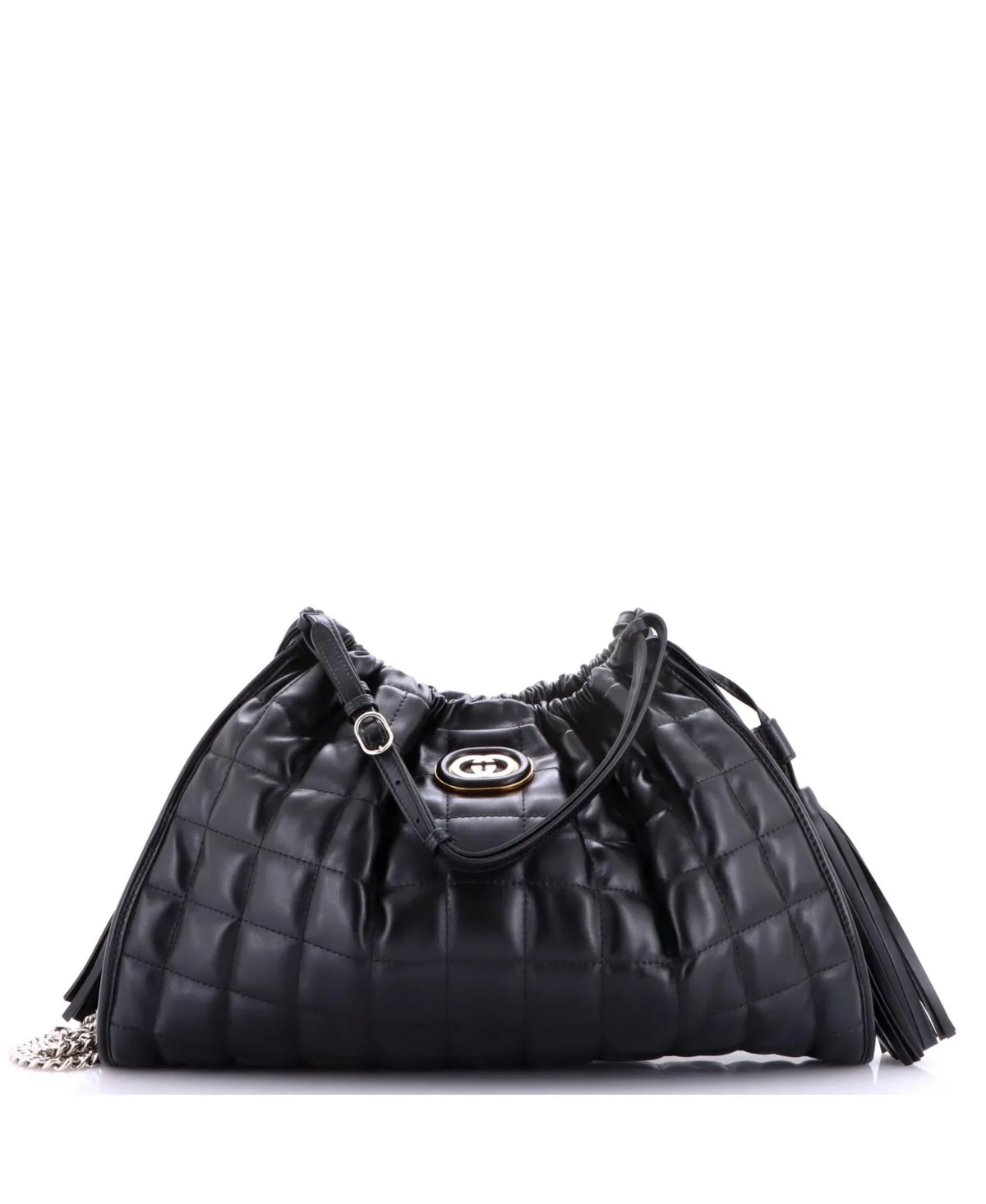 Pre-Owned Medium Deco Tote Matelasse Leather by Gucci