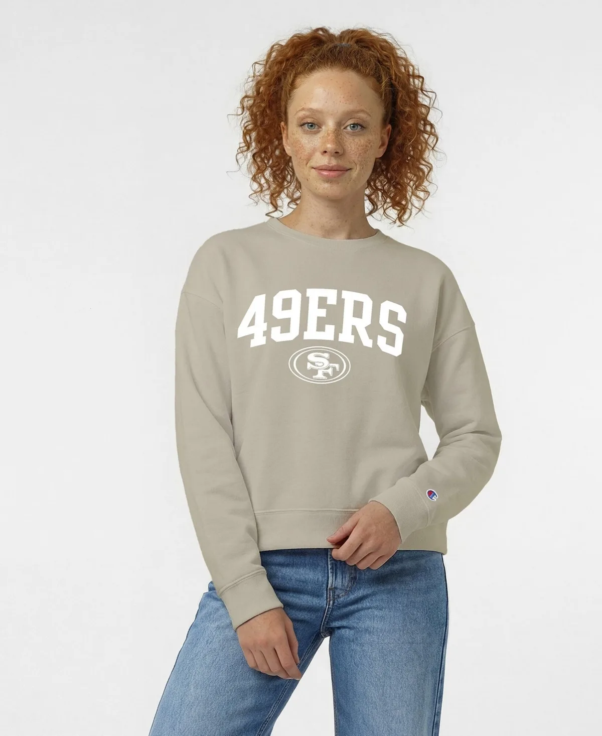 Powerblend San Francisco 49ers Fleece Graphic Sweatshirt by Champion