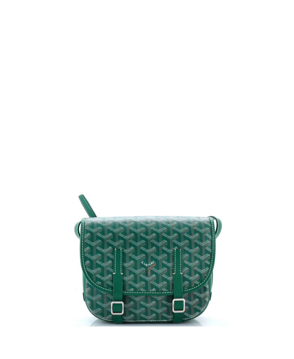 Pre-Owned Goyard Pm Belvedere Messenger Bag Coated Canvas