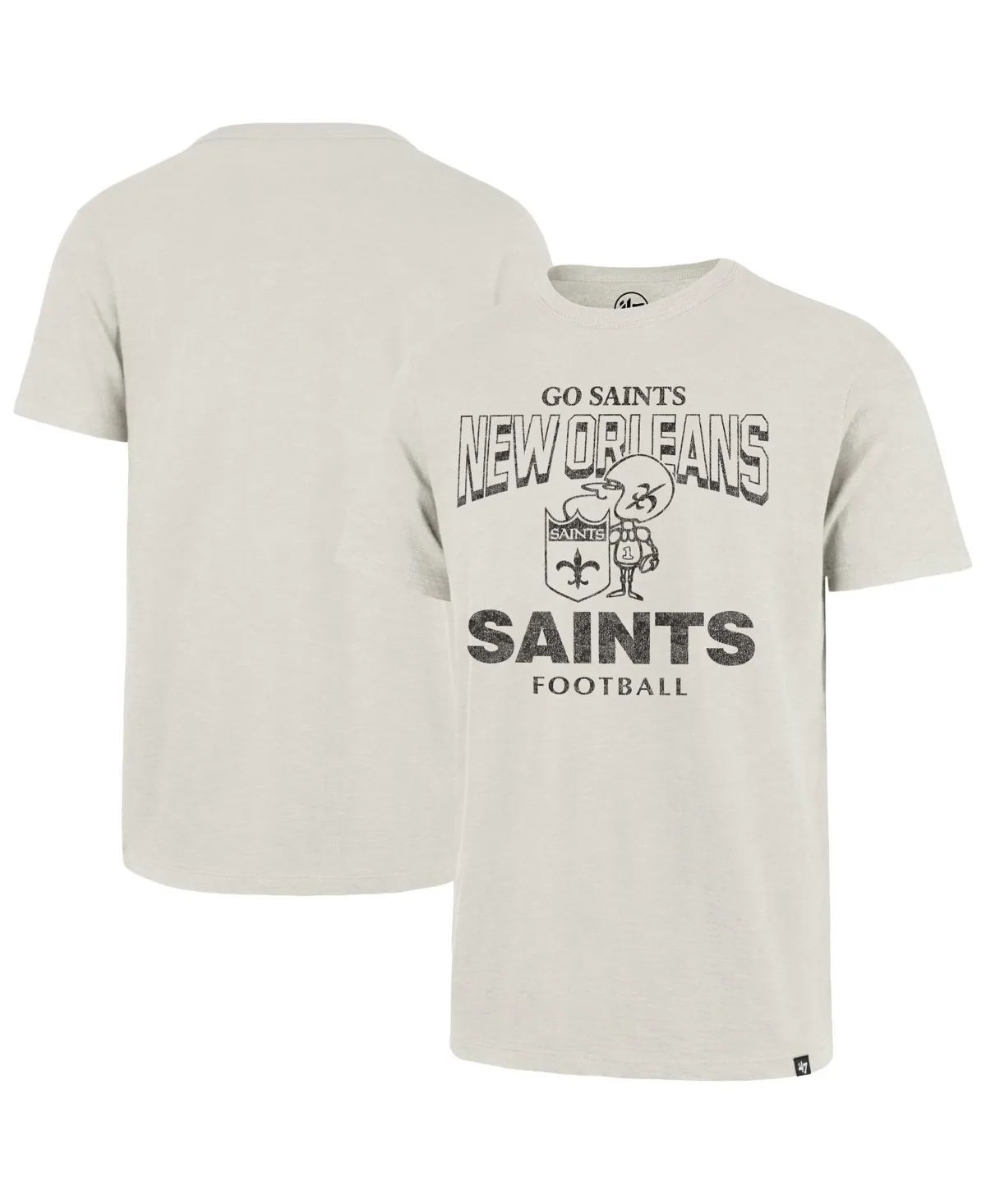 New Orleans Saints Head on Slub T-Shirt by 47 Brand