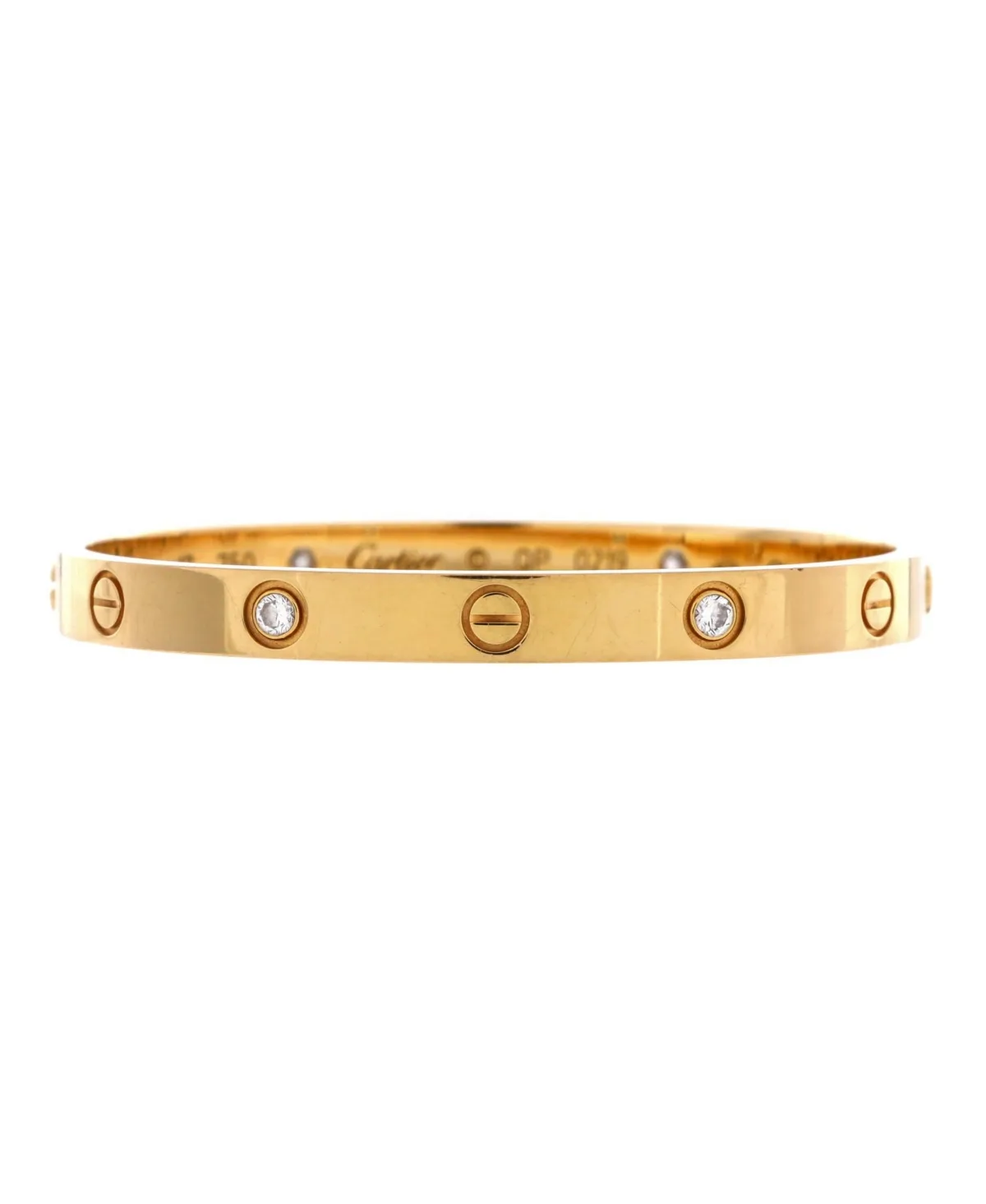 Pre-Owned Cartier Love 4 Diamond Bracelet by Cartier's