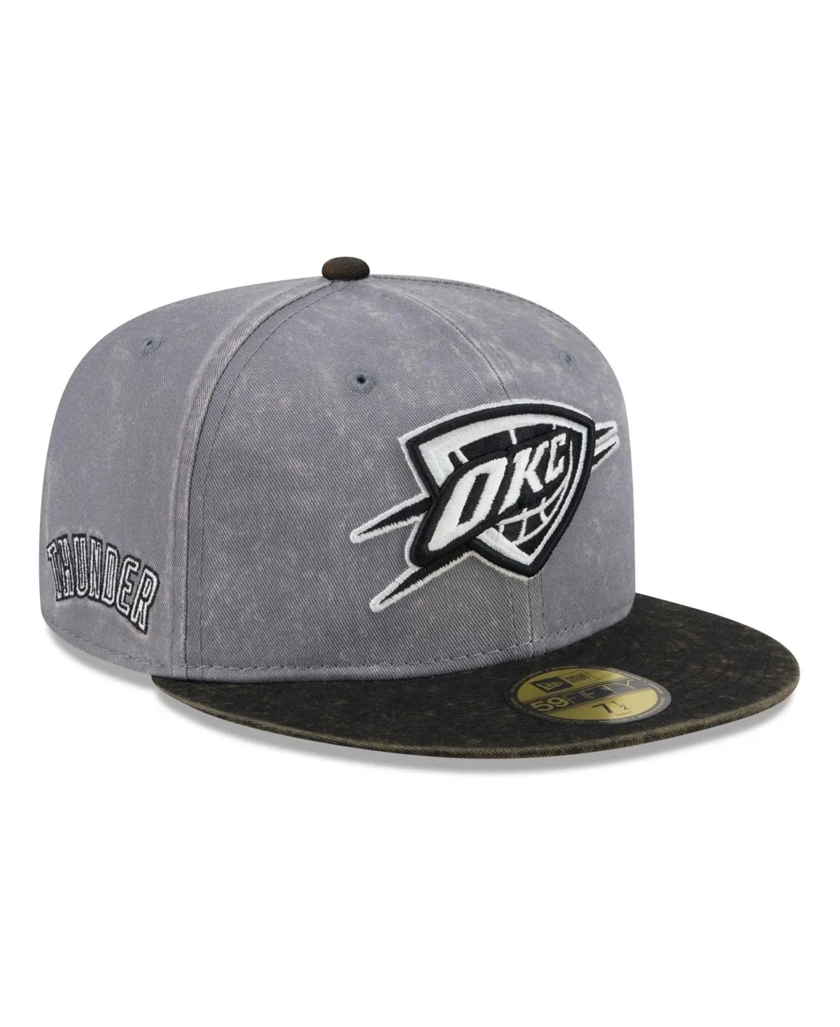 Oklahoma City Thunder Washed 59FIFTY Fitted Cap by New Era