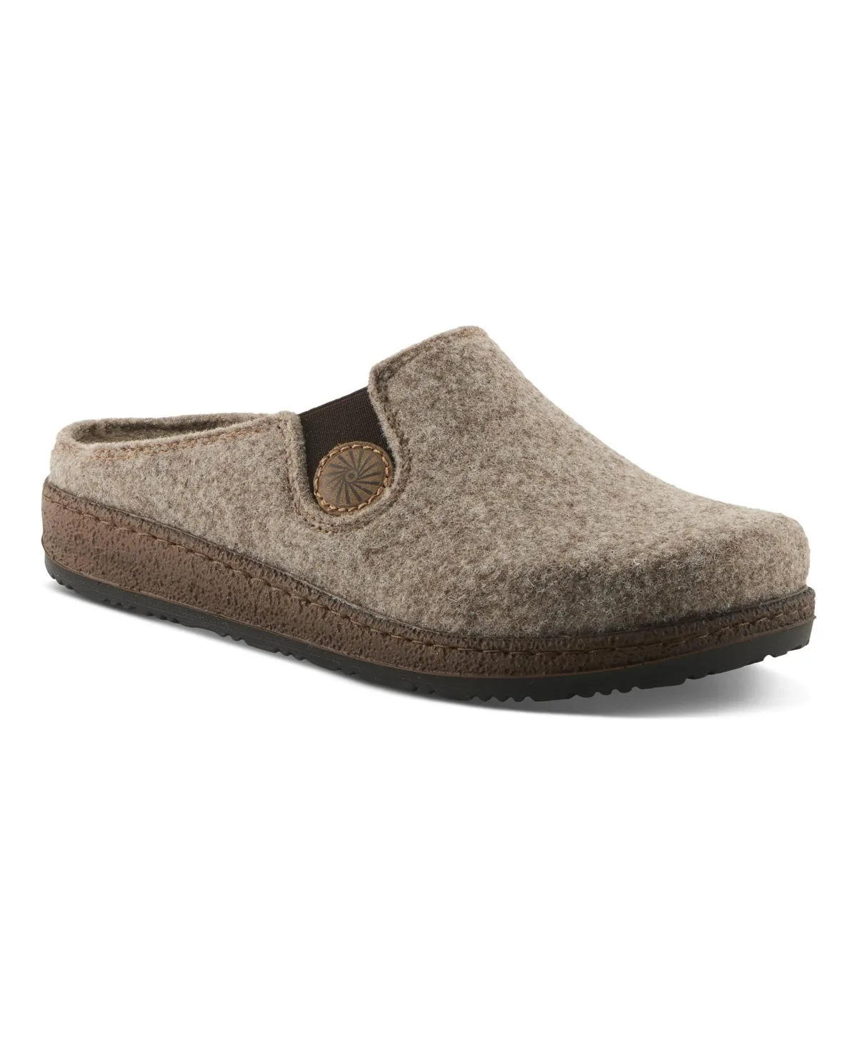 Cozily with Faux Fur Padded Lining Slide Clog