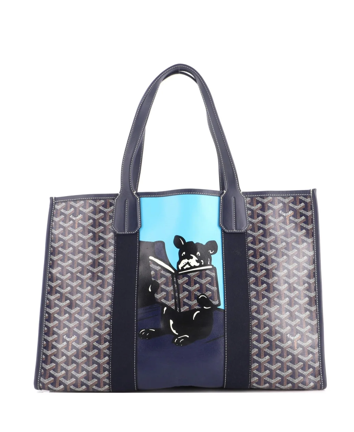 Pre-Owned Villette Medium Printed Coated Canvas Tote by Pre Owned Goyard