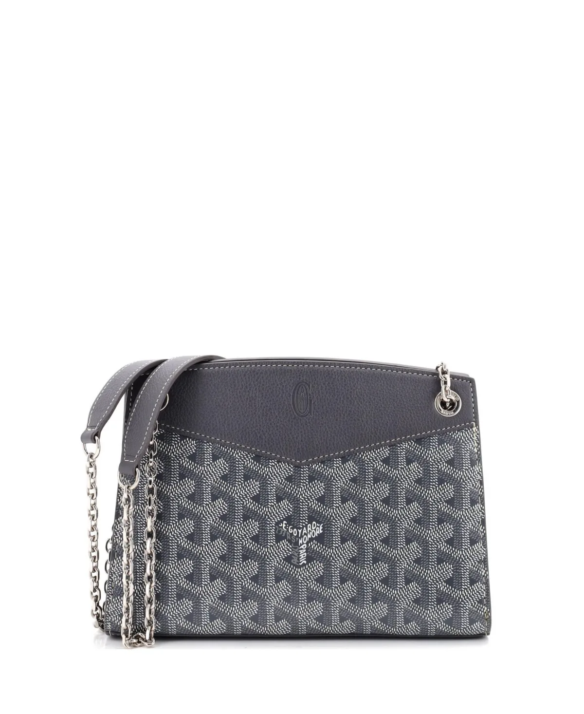 Pre-Owned Mini Structured Coated Canvas Rouette Shoulder Bag by Pre Owned Goyard