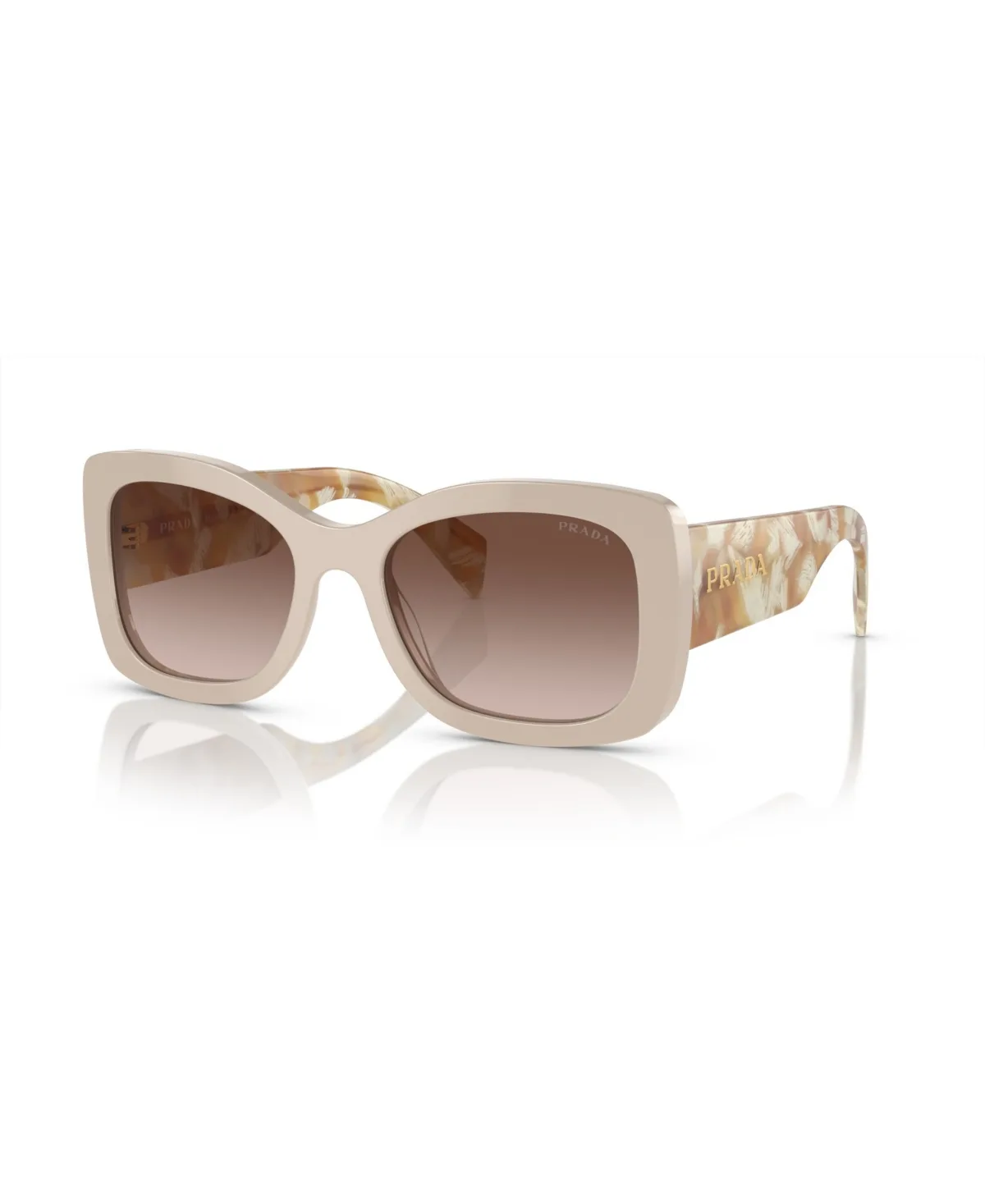 Pr A08S Oval Sunglasses by Prada