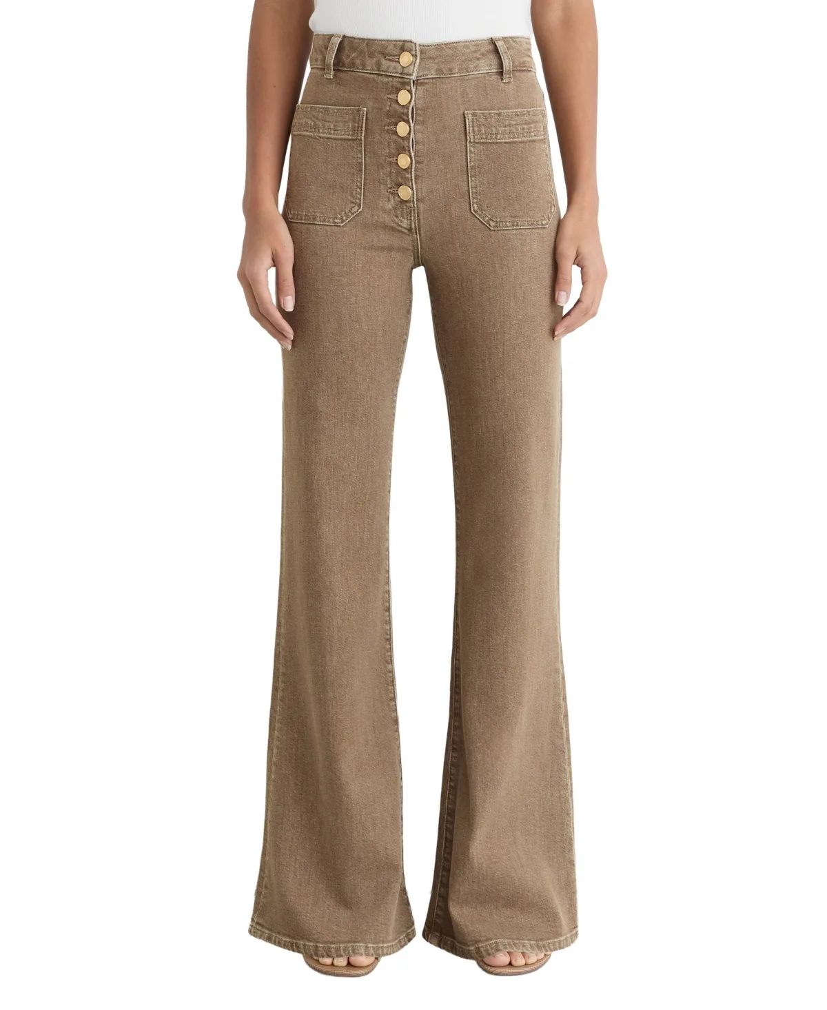 Cali High-Rise Flare Jeans by Reiss