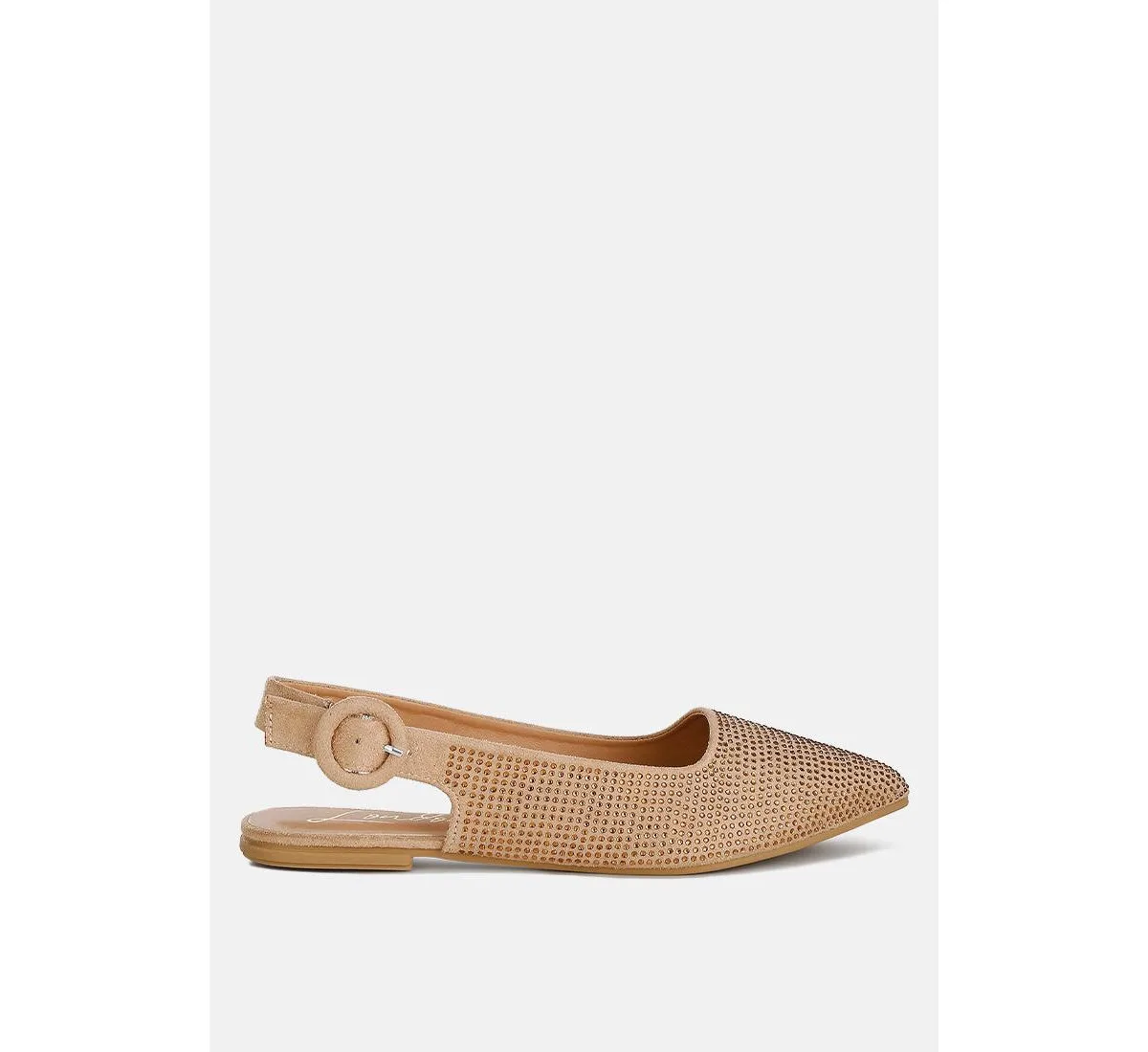 Jarisa Rhinestones Embellished Slingback Mules by London Rag