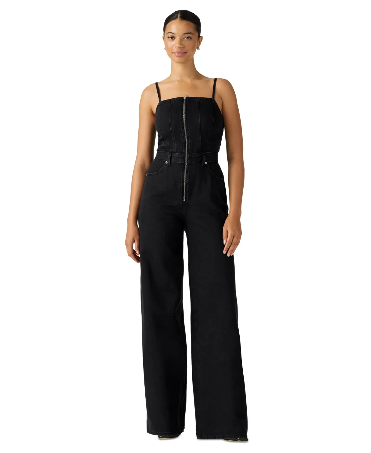 Seamed Wide-Leg Denim Jumpsuit by Levi's