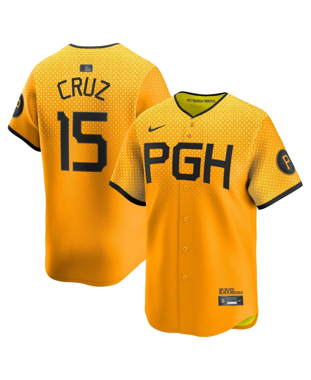 Oneil Cruz Pittsburgh Pirates City Connect Limited Jersey by Nike