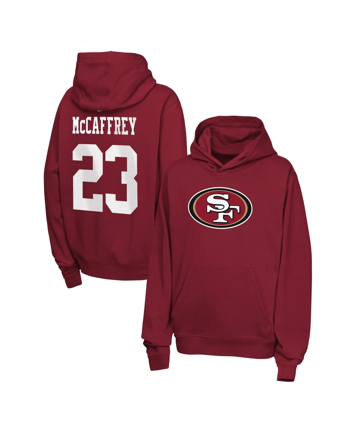 San Francisco 49ers Christian McCaffrey Brushed French Terry Hoodie by Nike