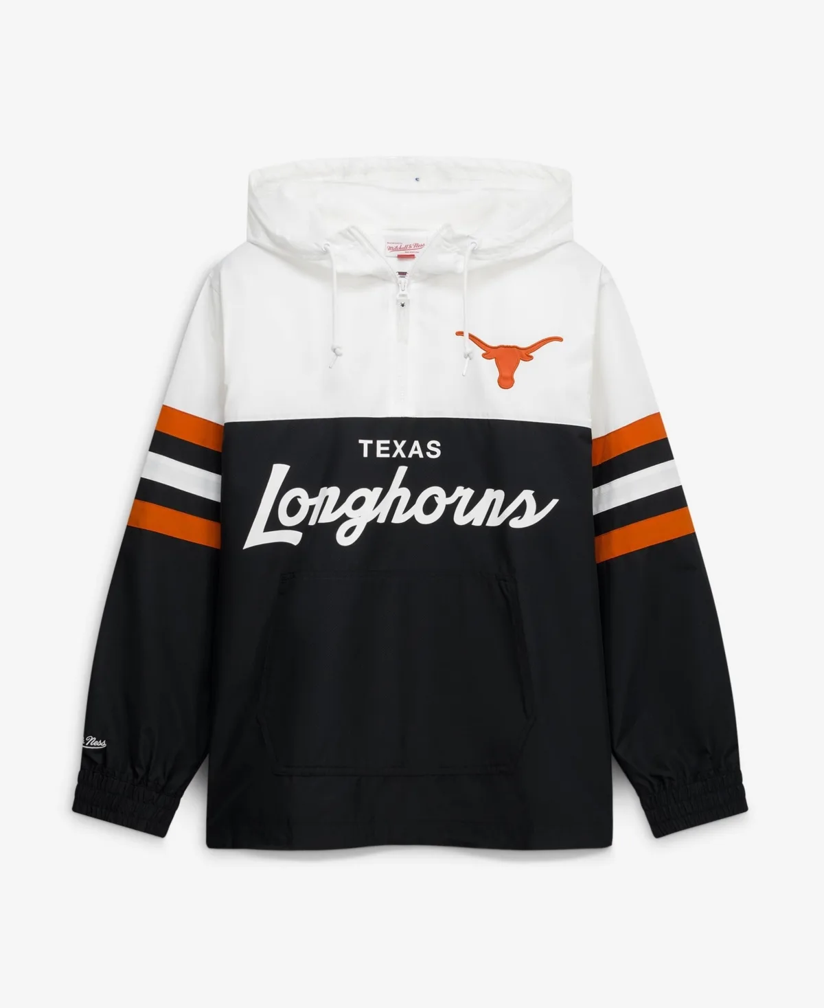 Texas Longhorns Head Coach Half-Zip Hooded Anorak by Mitchell & Ness