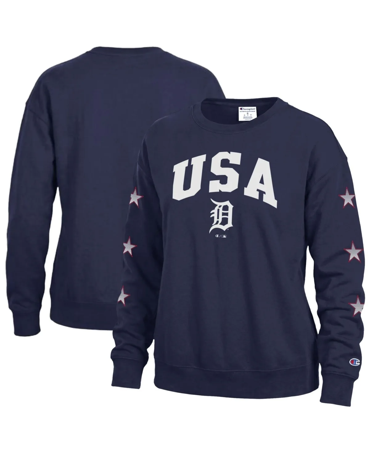 Detroit Tigers Graphic Crewneck Sweatshirt by Champion