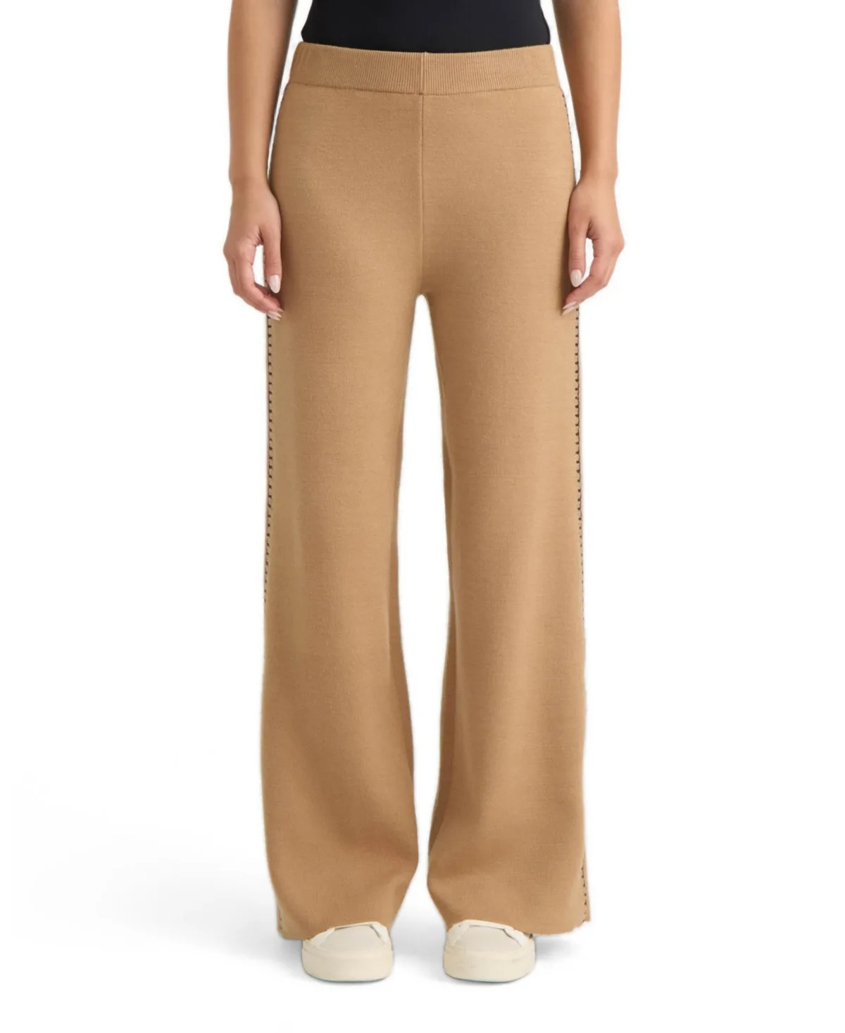 Hunter Wide-Leg Pull-On Embroidery Pants by Macy's
