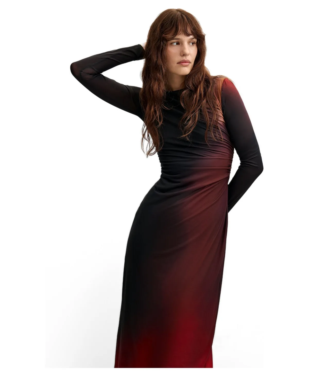 Long-Sleeved Knit Dress by Desigual