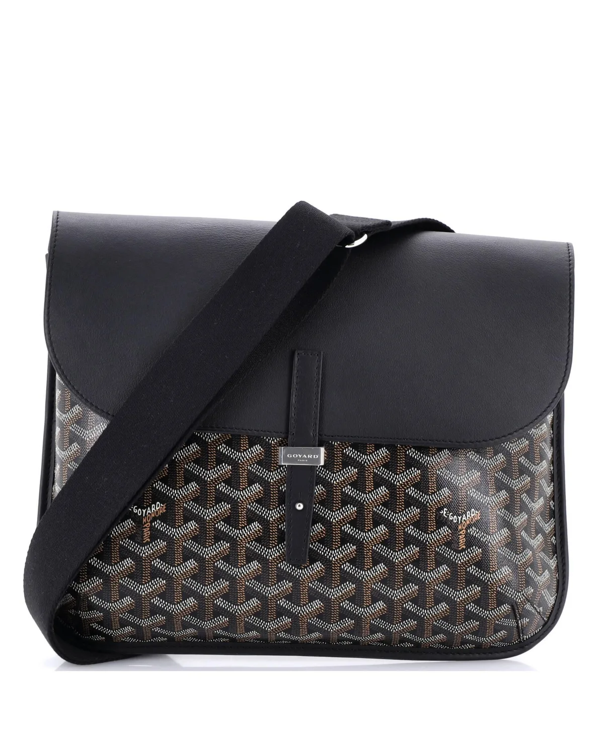 Pre-Owned Goyard Coursier Messenger Bag Coated Canvas and Leather by Pre Owned Goyard