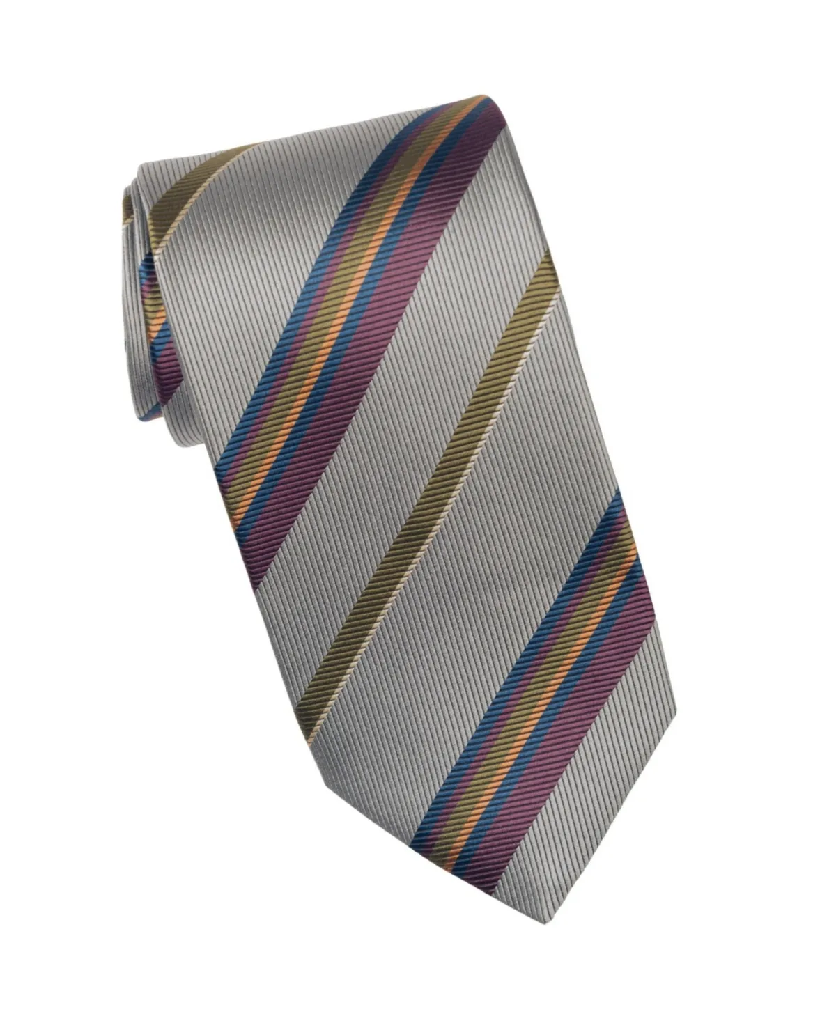Lugano Silk Jacquard Stripe Classic Tie by Elizabetta