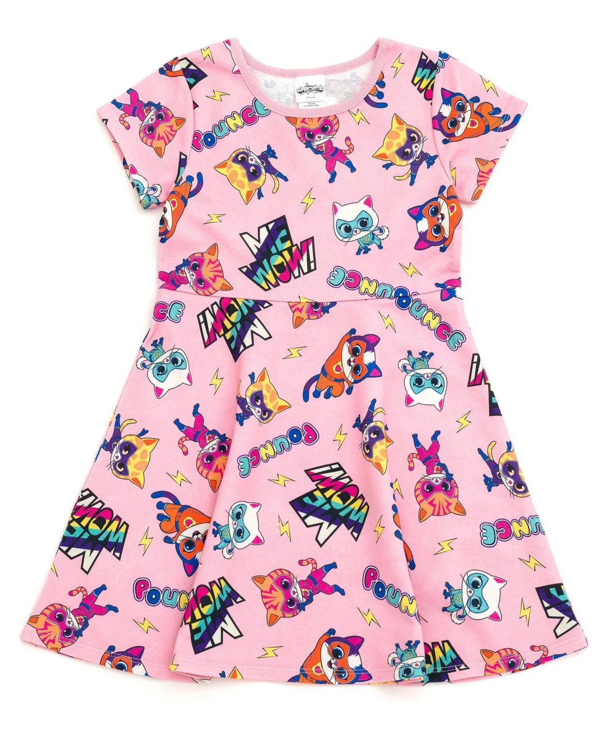Super Kitties Fit & Flare Short-Sleeve Dress by Super Kitties