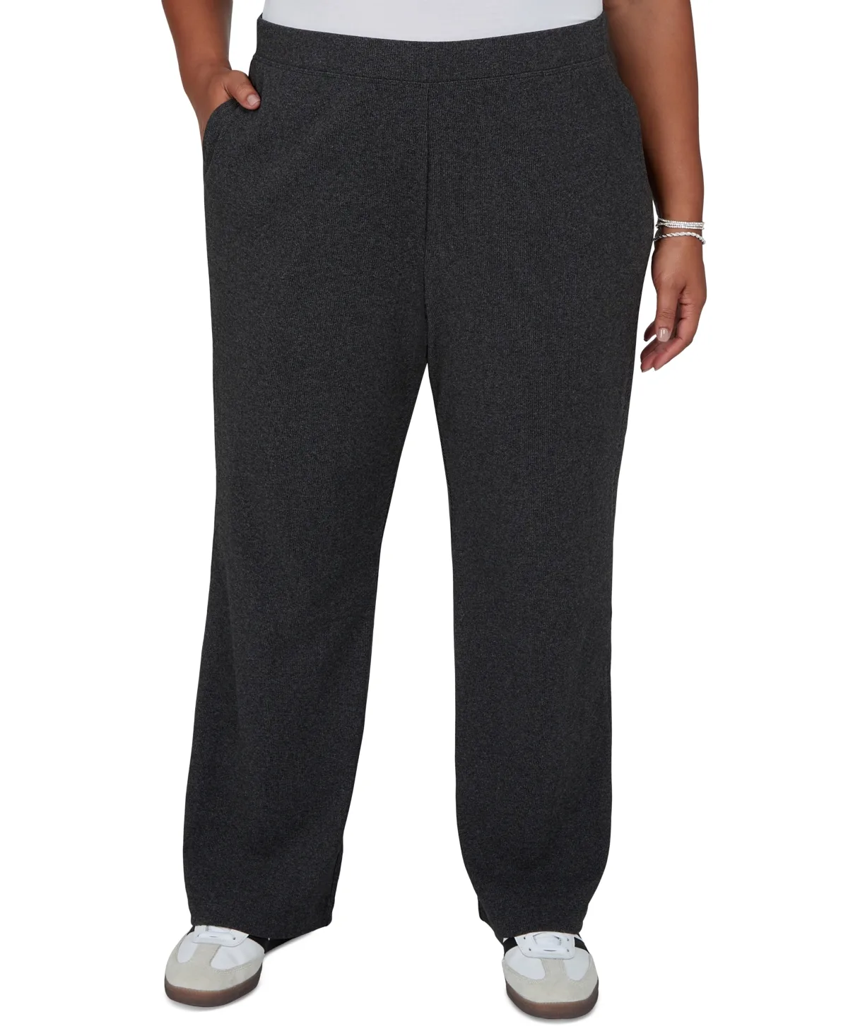 Pull-On Straight Pants