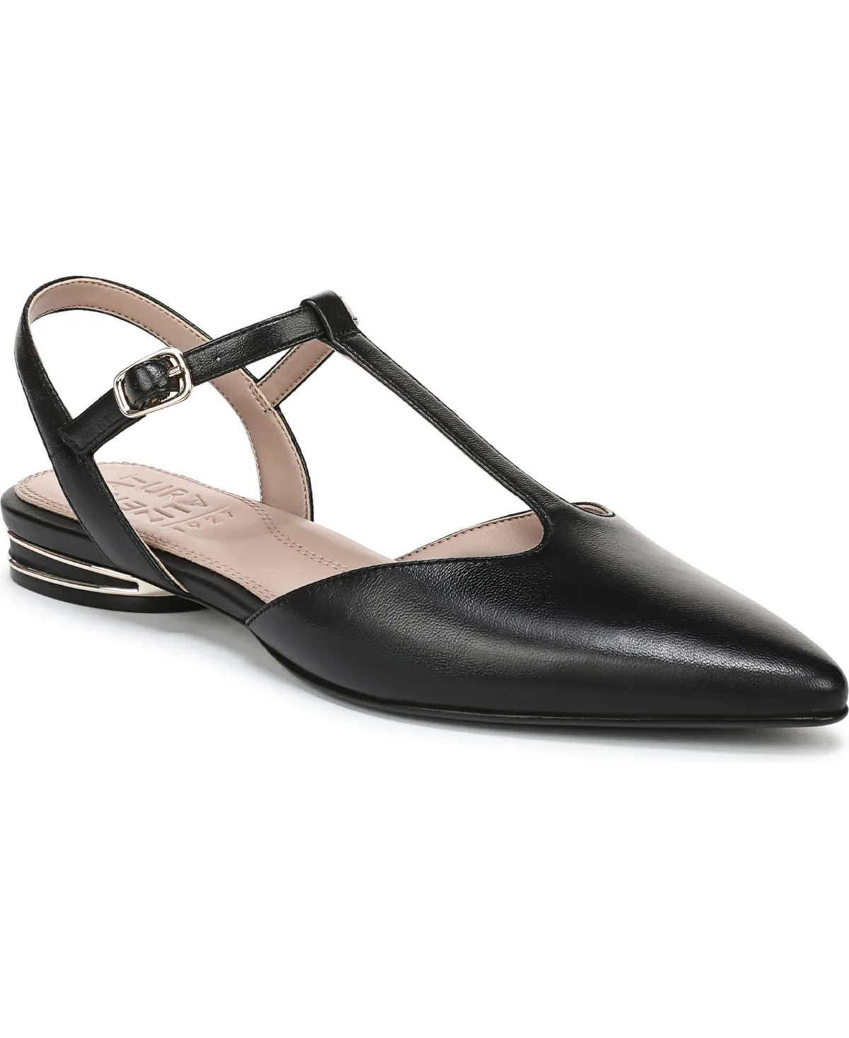 Harlie Strappy Leather Flats by Naturalizer