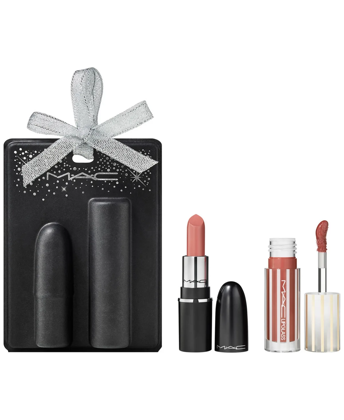 2-Piece Mini Nudes Lip Combo Set by M.A.C.