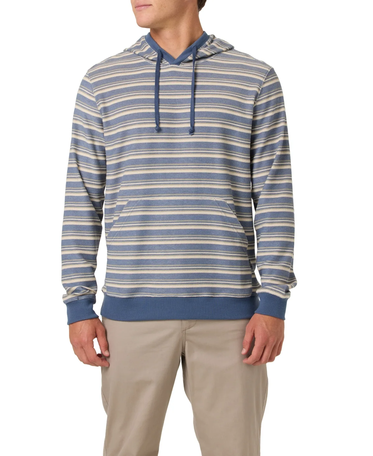 Arlo Long-Sleeve Kangaroo-Pocket Pullover Hoodie