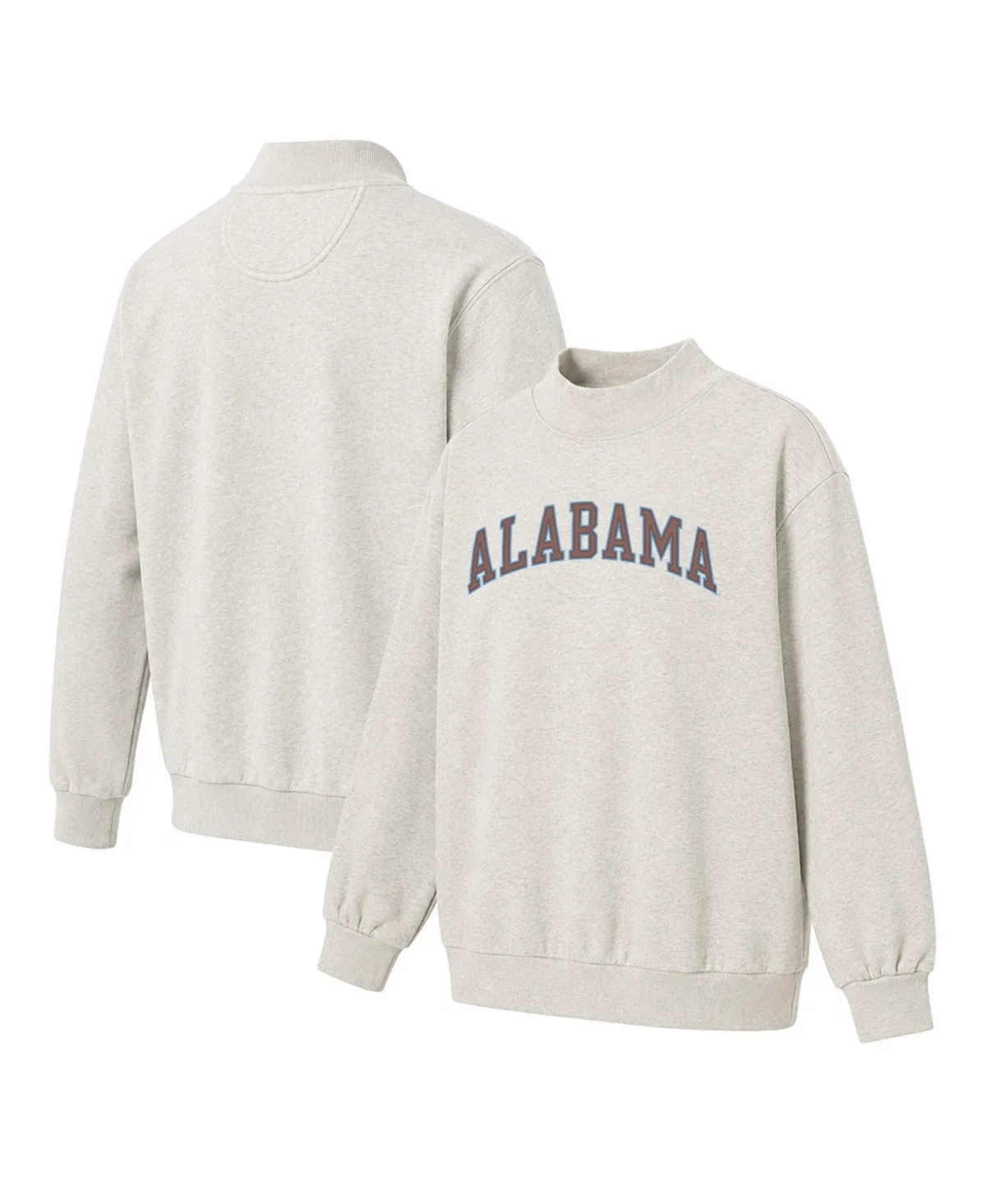 Alabama Crimson Tide Monroe Mock-Neck Dropped-Shoulder Sweatshirt by Camp David