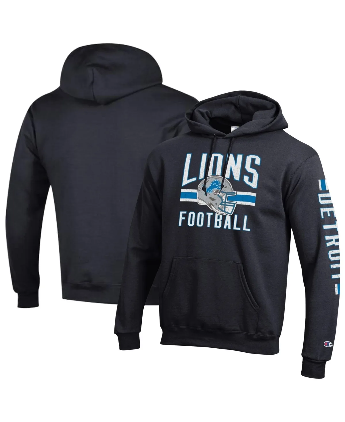 Detroit Lions Powerblend Graphic Hoodie by Champion